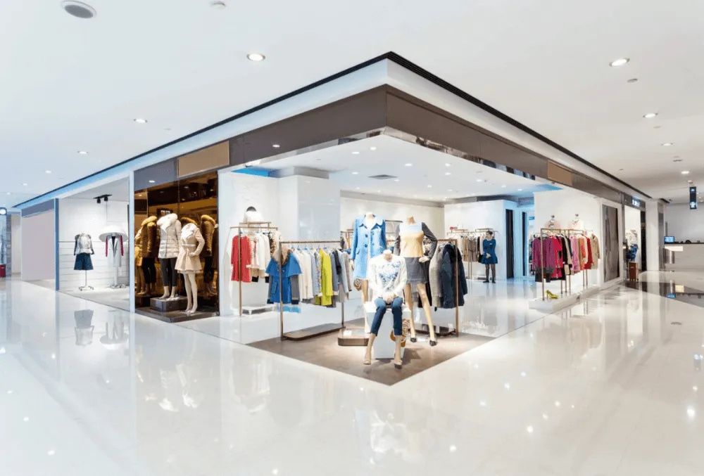 retail store in epoxy floor coating