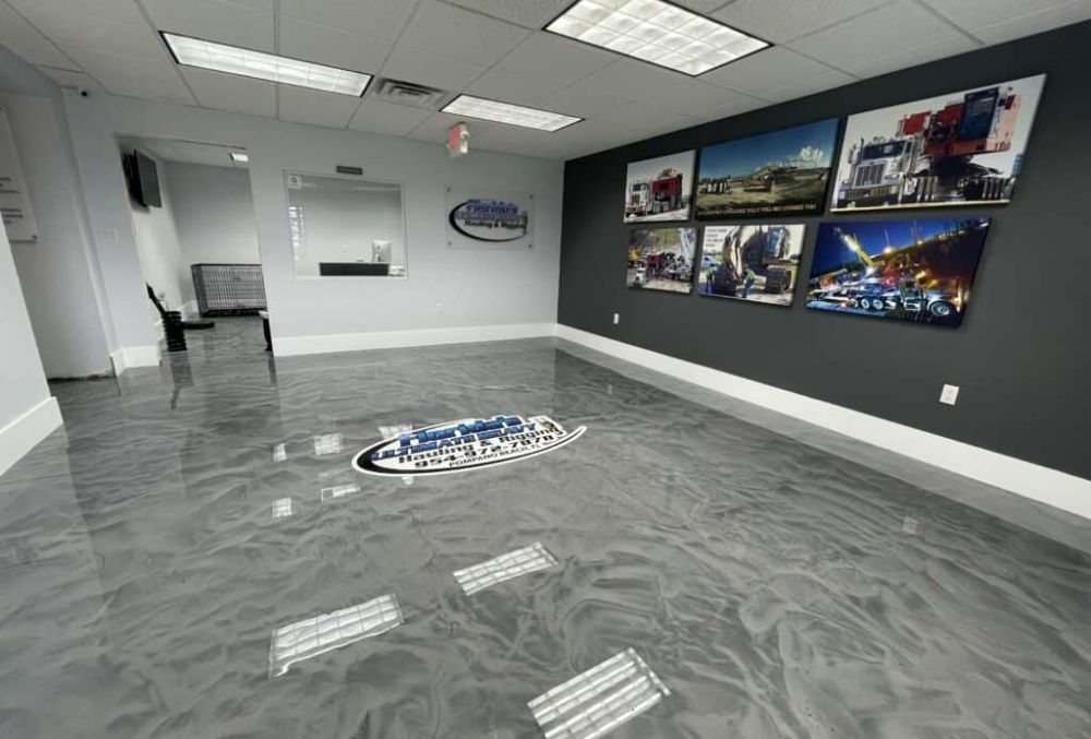 basement metallic epoxy floor coating